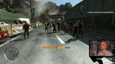 A crowd of zombies in Dying Light A crowd of zombies in Dying Light
