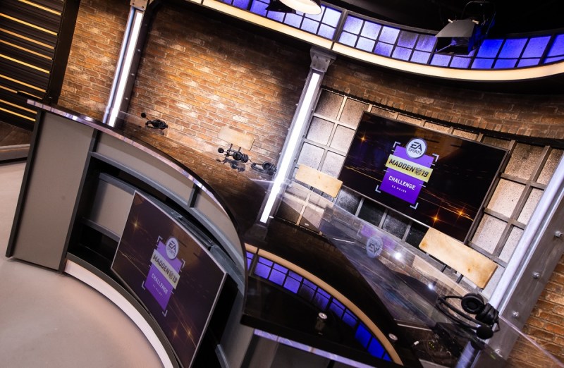 EA invested millions in its competitive gaming broadcast studio.
