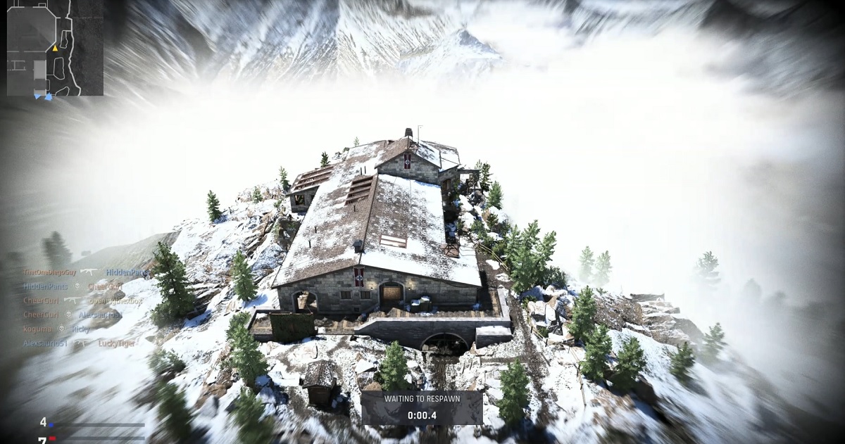 The Eagle's Nest from above.