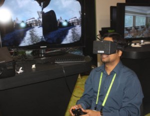 Oculus Rift prototype in early 2013