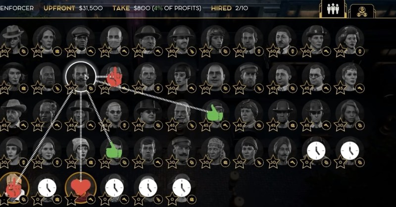 The web of relationships among gangsters in Empire of Sin.