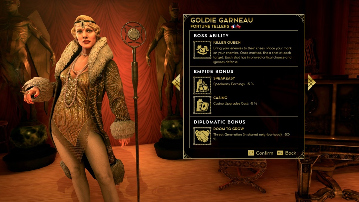 Goldie Garneau is one of the mob bosses in Empire of Sin.