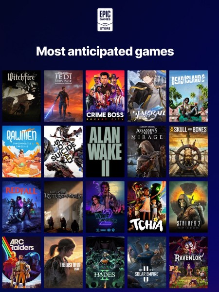 The most-anticipated games coming to the Epic Games Store.