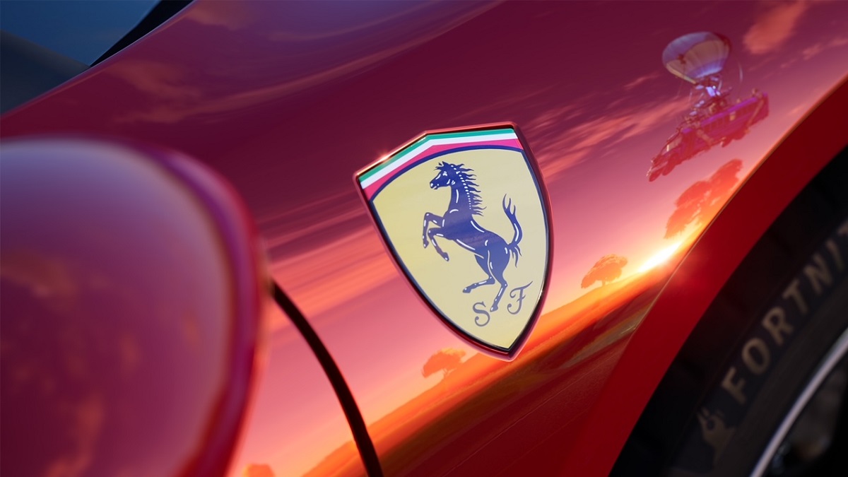 Epic Games is debuting a new Ferrari car in Fortnite.