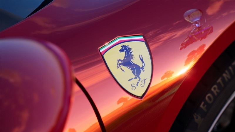 Epic Games is debuting a new Ferrari car in Fortnite.