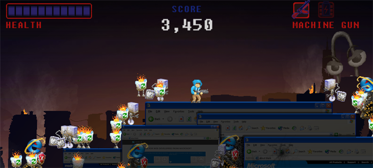 Microsoft recommends you try playing Escape from XP with an Xbox 360 controller.