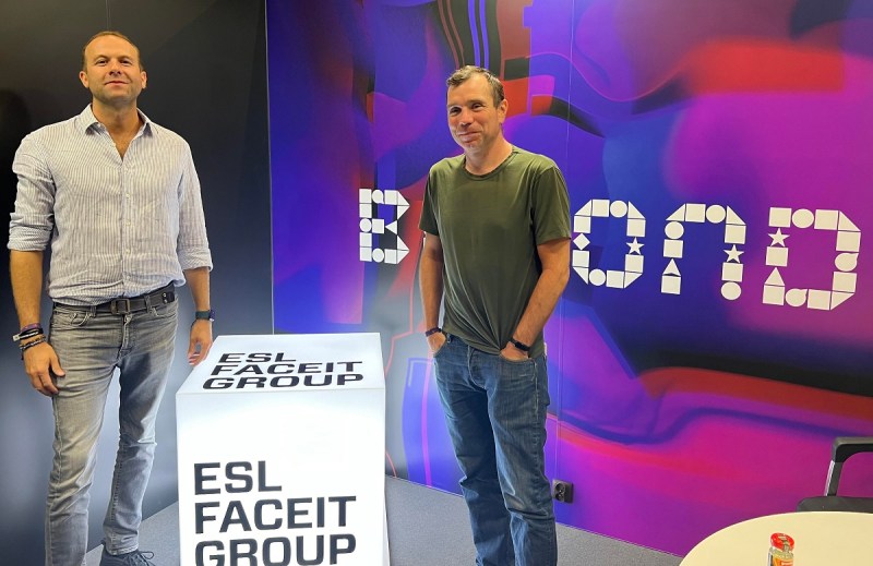 Michele Attisani (left) and Ralf Reichert of ESL FaceIt.