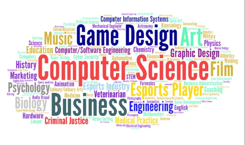Esports athletes favor the sciences.