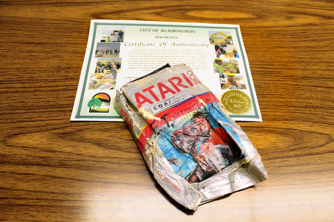The certificate is important, otherwise people will think you just dirtied a completely unburied copy of the worst game ever!