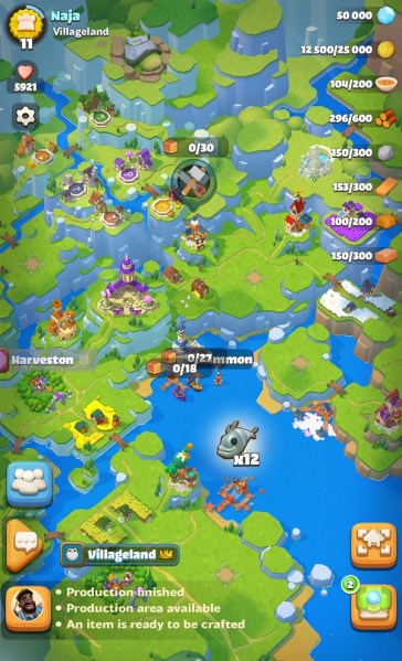 Everdale lets players see each others' progress.