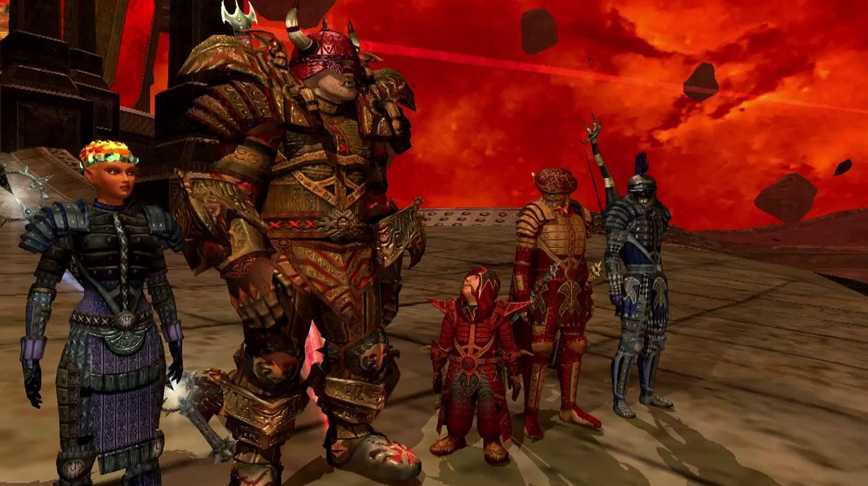 EverQuest II had a less stylized look than World of Warcraft.