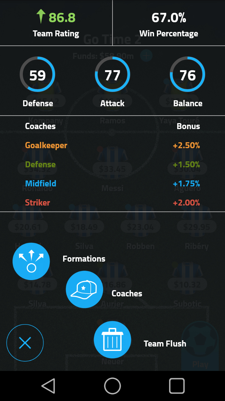 The game uses real-life stats to simulate team performance.