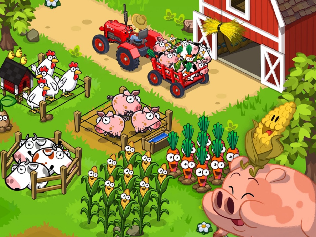 Farm Away! is an ad-based mobile game.
