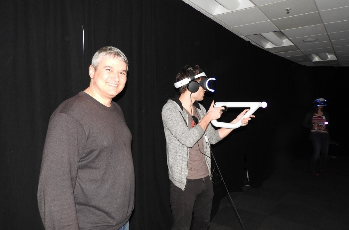 Seth Luisi, cofounder of Impulse Gear, maker of Farpoint on the PSVR.