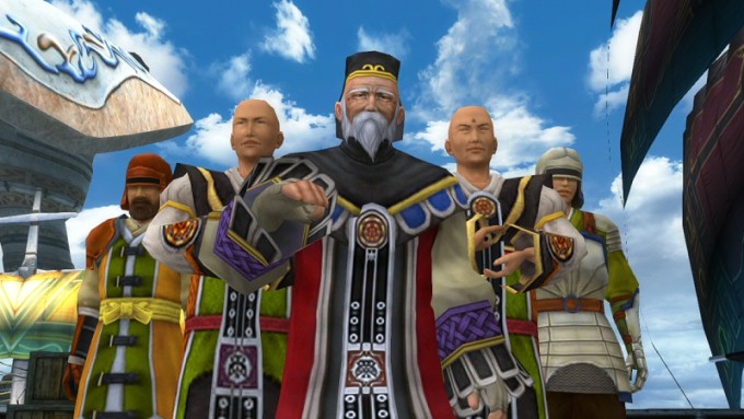 Maester Mika Maester Mika (center) and his entourage don't look all that sharp.