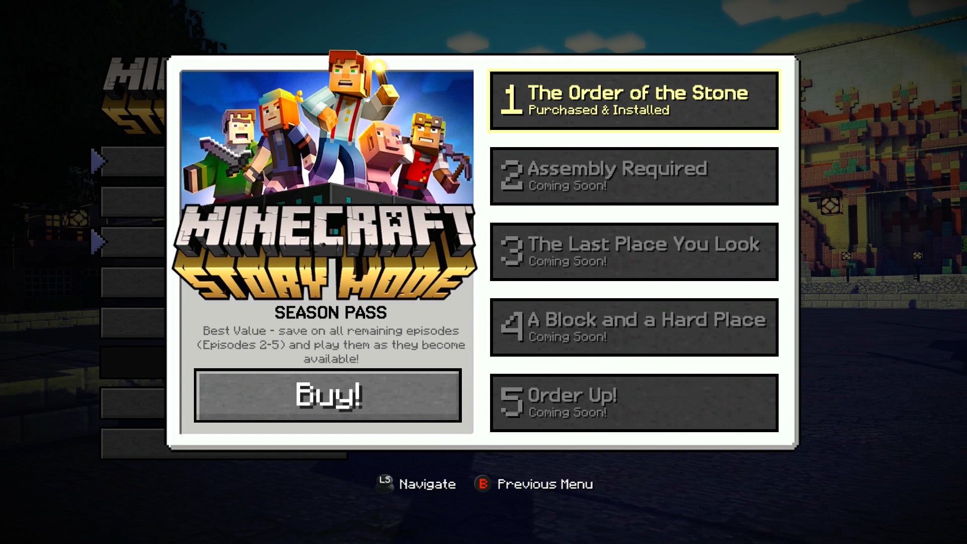 Minecraft Story Mode (image: Telltale Games)