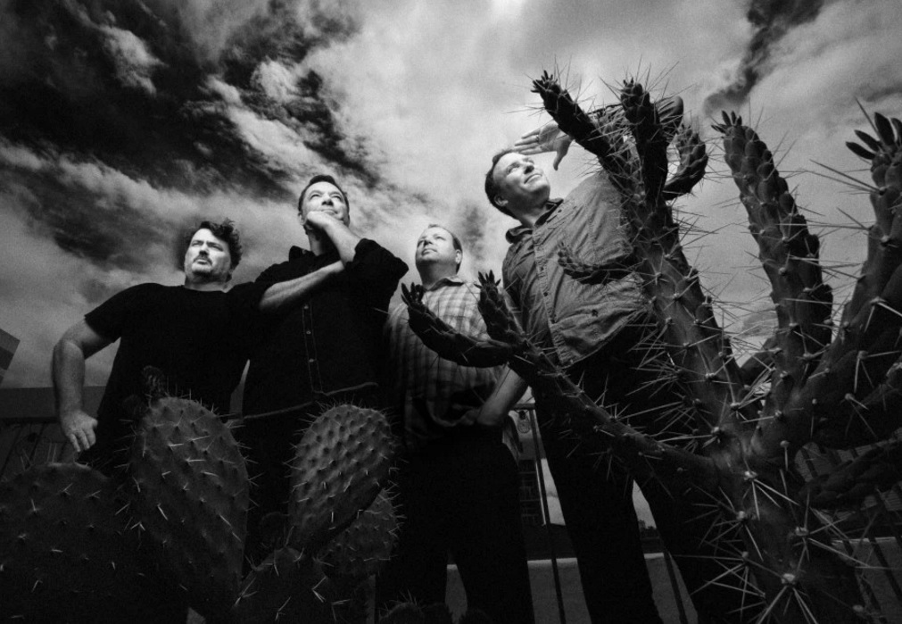 The Fig board from left to right: Tim Schafer, Brian Fargo, Feargus Urquhart, and Justin Bailey.
