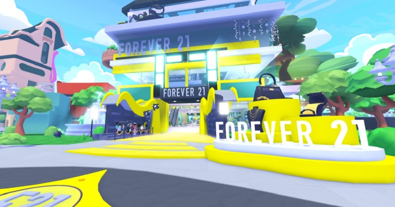 You can customize your Forever 21 store in Roblox.