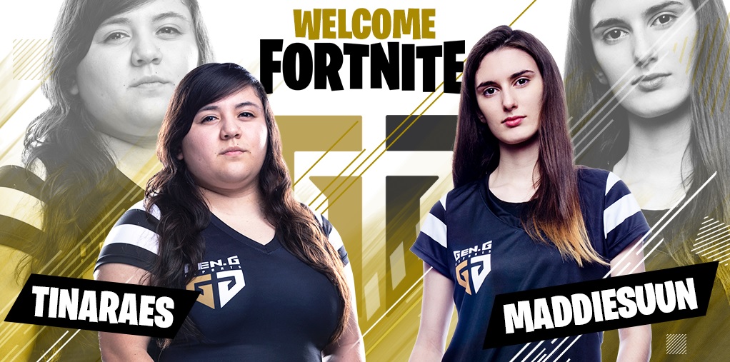 Tina Perez and Madison Mann have signed with Gen.G's Fortnite team.