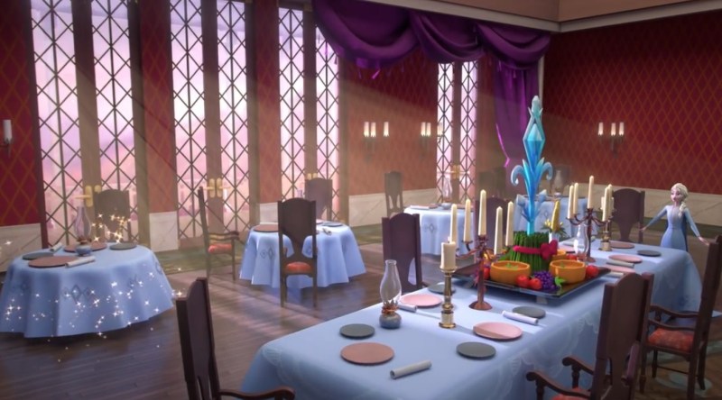 Disney Frozen Adventures lets fans build their fantasy palace.