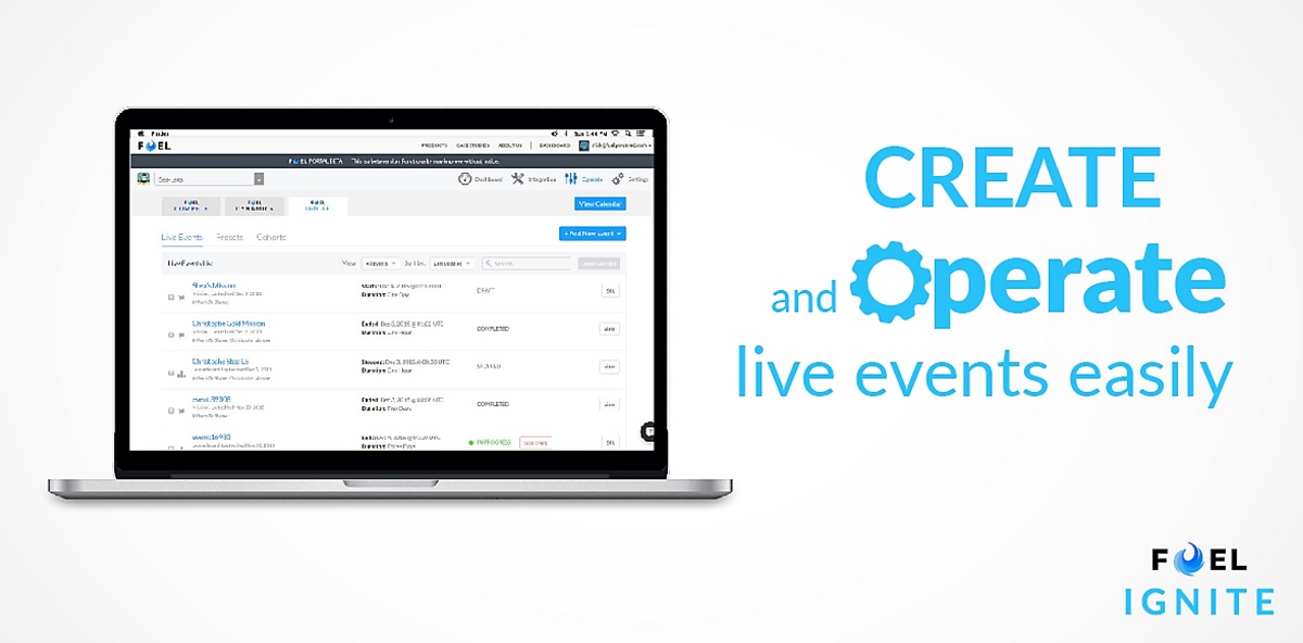 Fuel Ignite makes live operations easy.