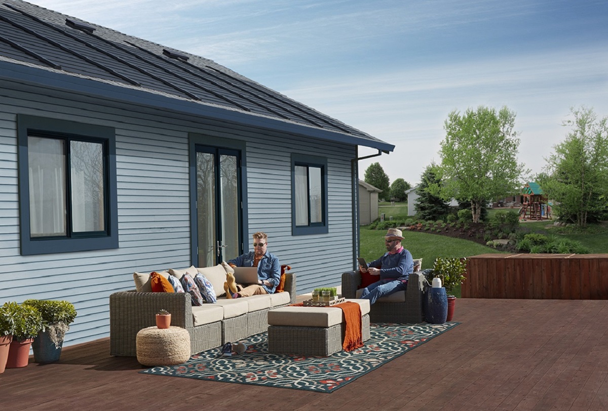 You can nail solar tiles to your roof with GAF Energy's product.