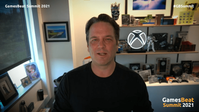Phil Spencer hosting a session for GamesBeat Summit.