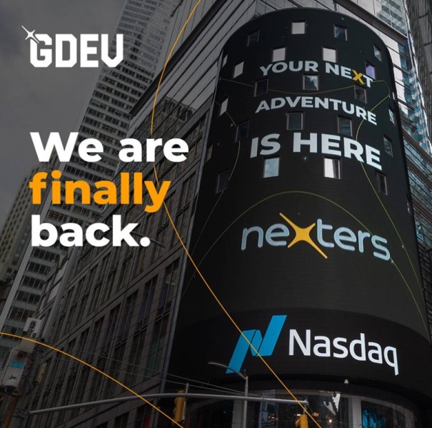 GDEV's Nexters resumed trading on Nasdaq in March.