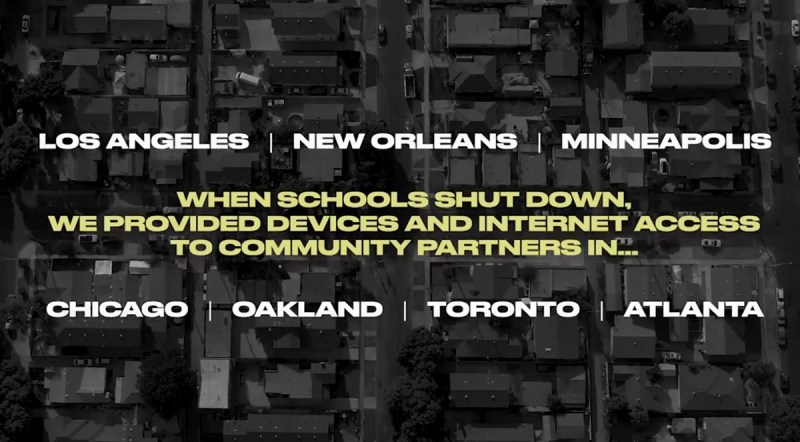 Take-Two has helped communities during the pandemic.