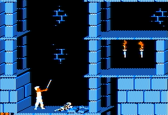 Prince of Persia on the Apple II.