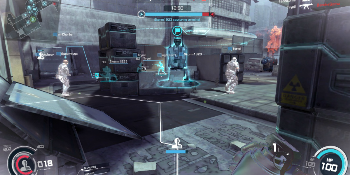 Ghost in the Shell Stand Alone Complex First Assault Online sharing special ability