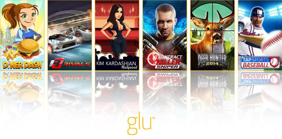 Glu Mobile's family of brands.