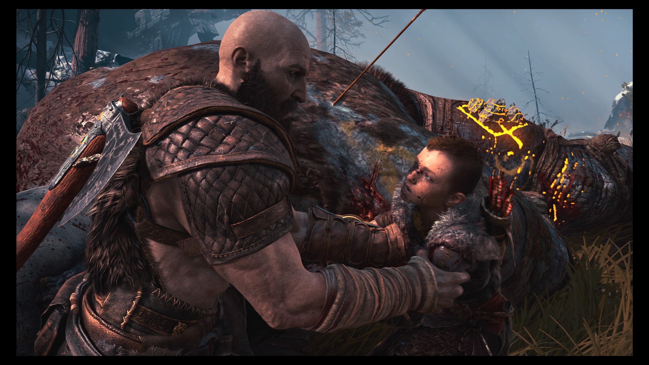 Kratos being stern again!