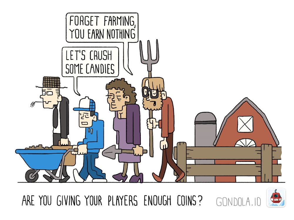 Gondola helps developers figure out how many free coins to give out.
