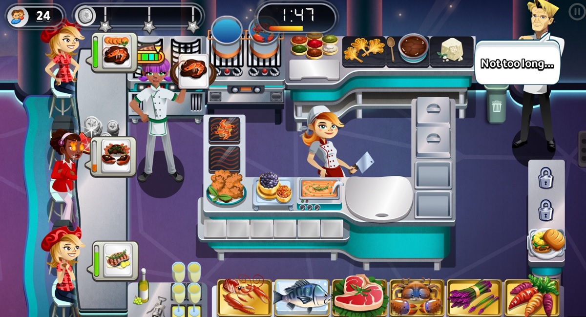 Gordon Ramsay Dash by Glu.