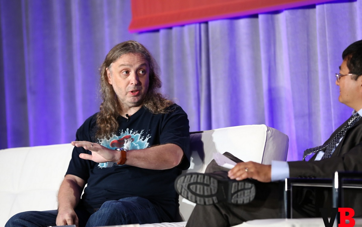 Graeme Devine, chief creative officer at Magic Leap at GamesBeat 2015.