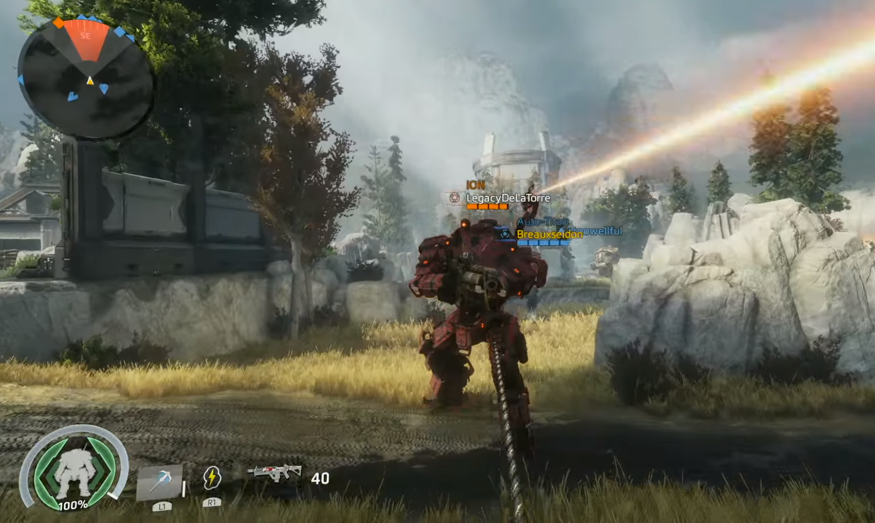 Mobility is amplified with the grappling hook.