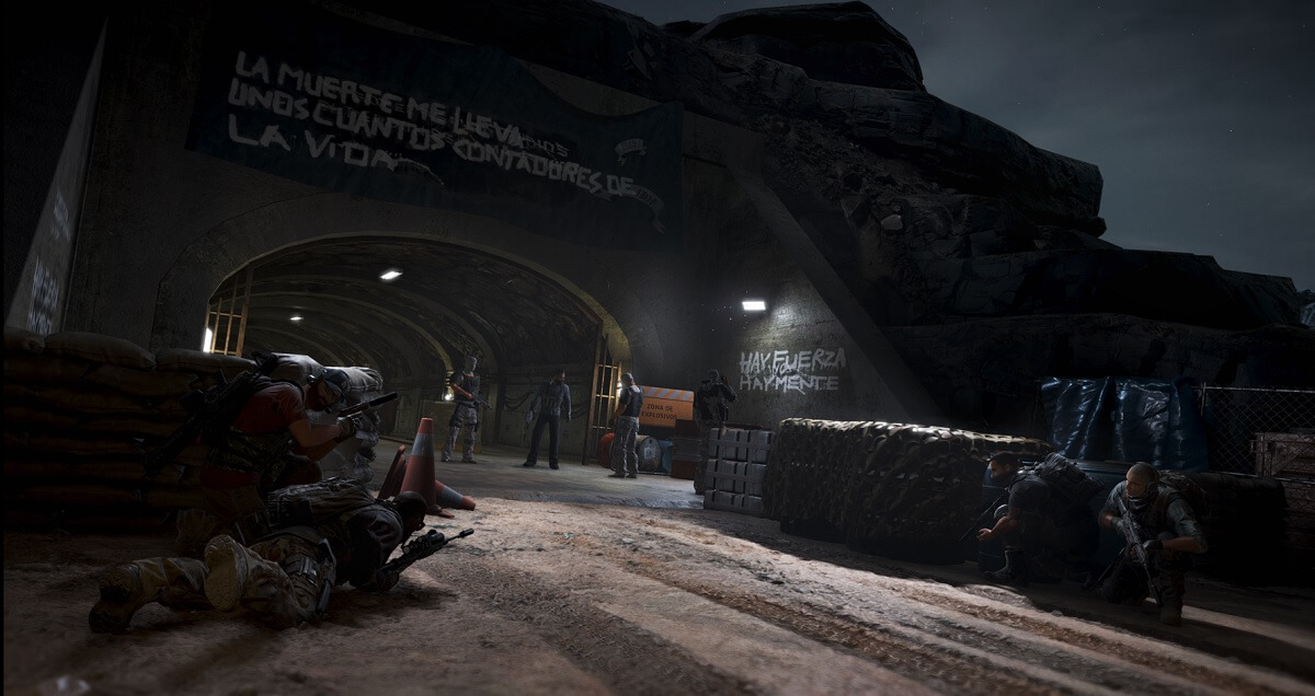 Your missions take you into underground compounds in Ghost Recon Wildlands.
