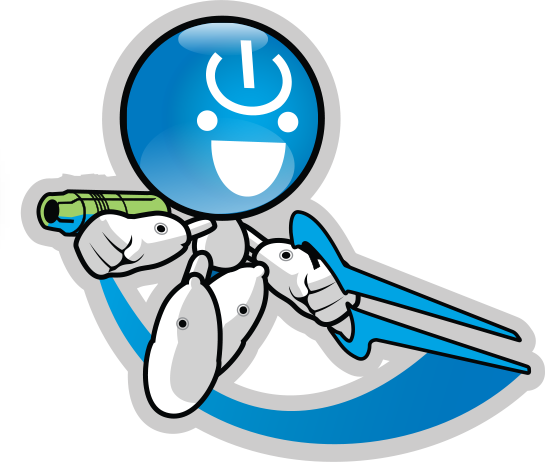 Turing (above) is just one of GaymerX's robotic mascots.