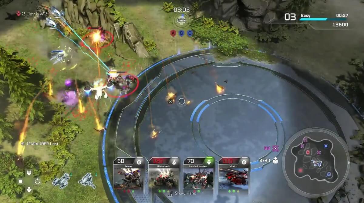 Halo Wars 2 Blitz mode on Proving Grounds.