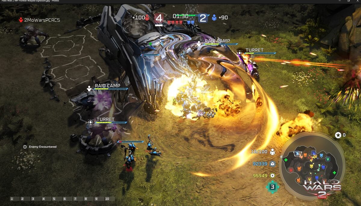 Halo Wars 2 single player has a lot of leader-triggered big moments.