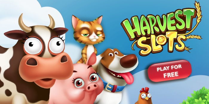 Harvest Slots combines slot machines and farming.