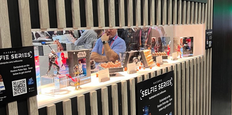 The Hasbro Selfie Series at CES 2023.