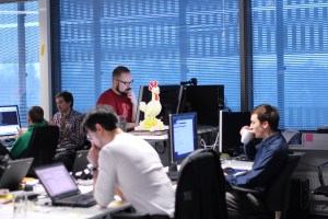 The Hay Day team at work