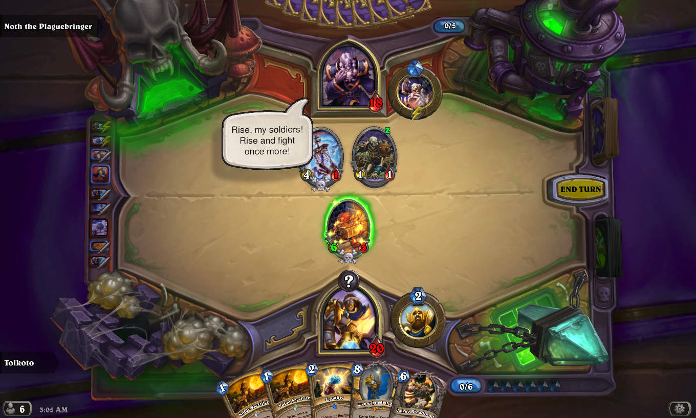 Don't let too many of your minions die against this dude.
