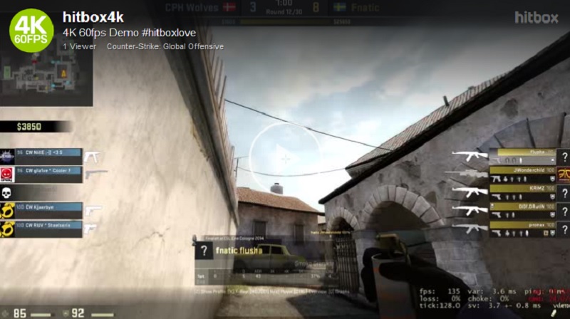 Hitbox can livestream games in 4K.