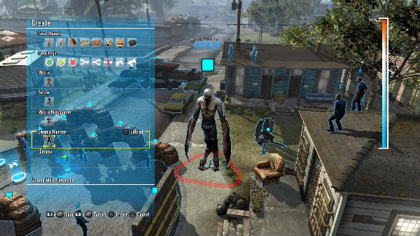 Infamous 2 mission creation interface