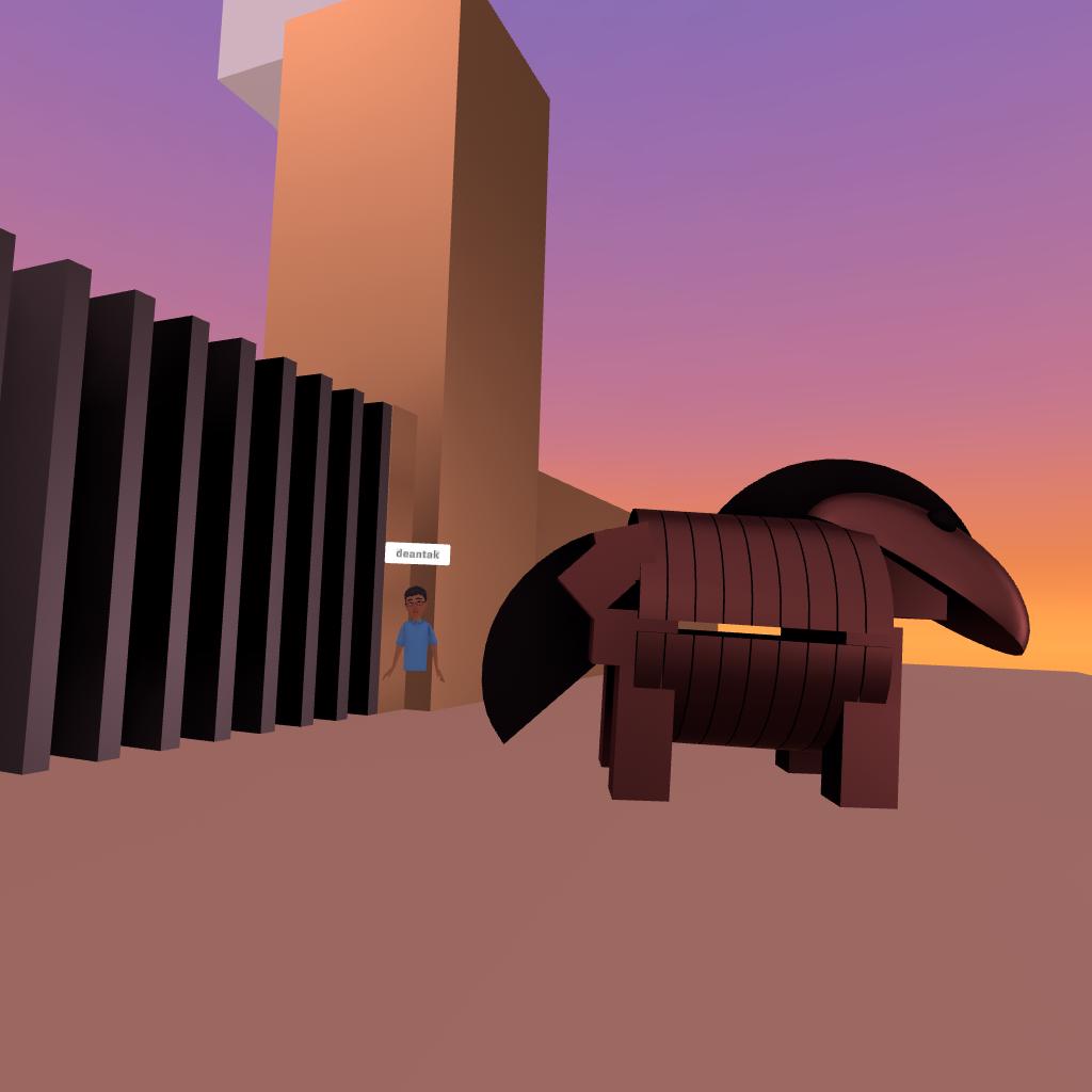 A Trojan Horse in Facebook Horizon.