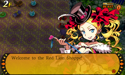 You can also do some shopping in special zones in dungeons.