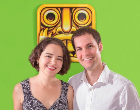 Natalia Luckyanova and Keith Shepherd of Imangi Studios, creators of Temple Run.